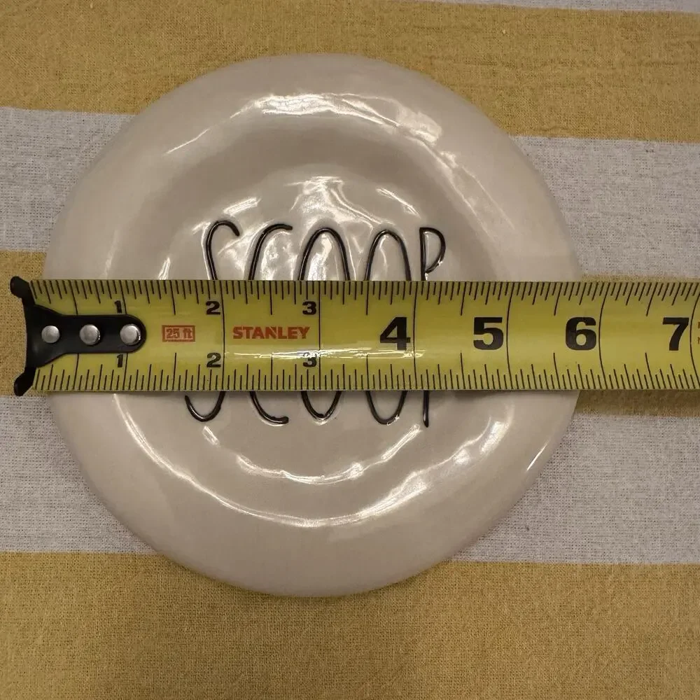 Rae Dunn Round Appetizer Dessert Plates 6